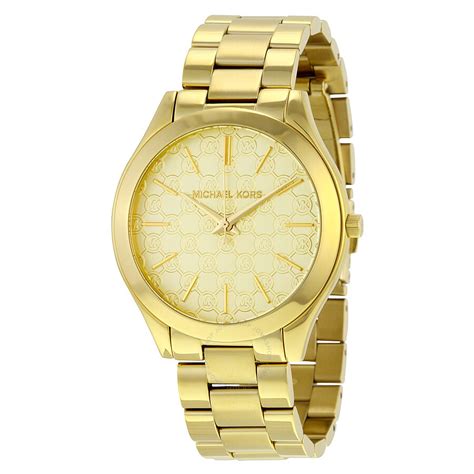 michael kors mk3335|Michael Kors Slim Runway Champagne Dial Ladies Watch MK3335.